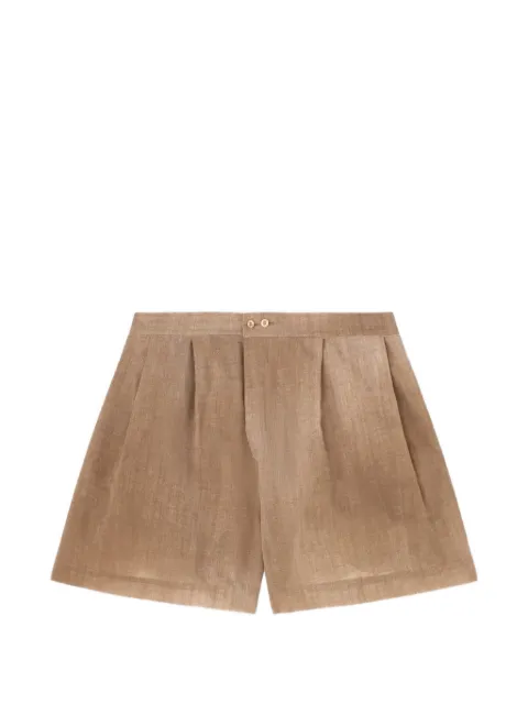 Ermanno Scervino pleated shorts Brown D482P763EMY