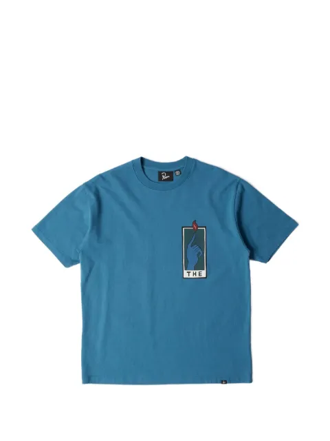 BY PARRA graphic-print T-shirt Blue 55285