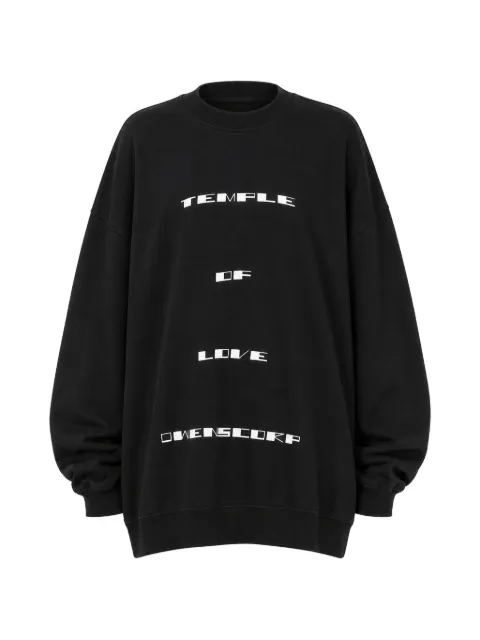 Rick Owens DRKSHDW crew-neck sweater Black DS01F4242RIGP7P