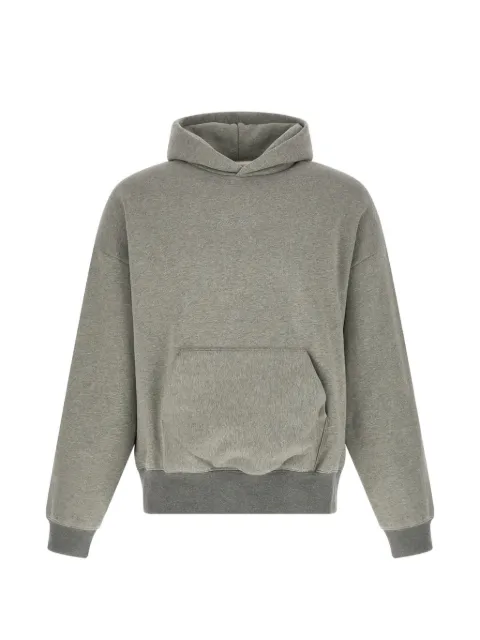 FEAR OF GOD ESSENTIALS Signature Classic cotton hoodie Grey 192SP262053FHEATHERDARK