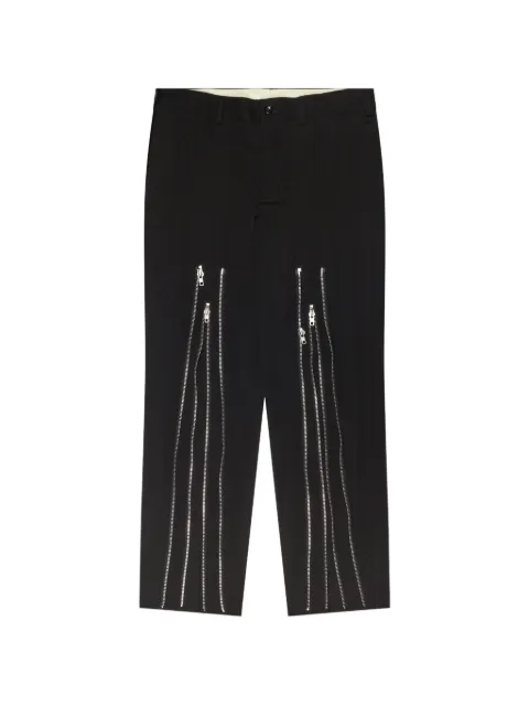 Comme des Garçons Homme zip-detail trousers Black CDPMBTM0002