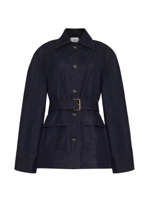 Adam Lippes Brixson belted denim jacket Blue R26814DN