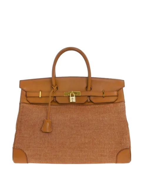Hermès Pre-Owned 1998 40 Birkin Toile H Gulliver tote bag Brown 178006