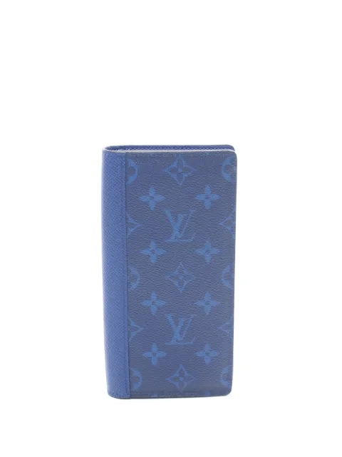 Louis Vuitton Pre-Owned 2019 Taigarama Brazza Wallet long wallets Blue DZX59I7WZ8CYPS7M