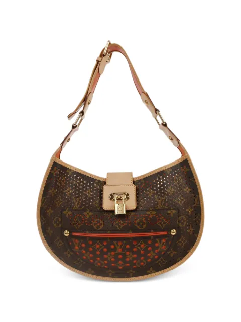 Louis Vuitton Pre-Owned 2005 Monogram Perfo Demi-lune shoulder bag Brown 156116