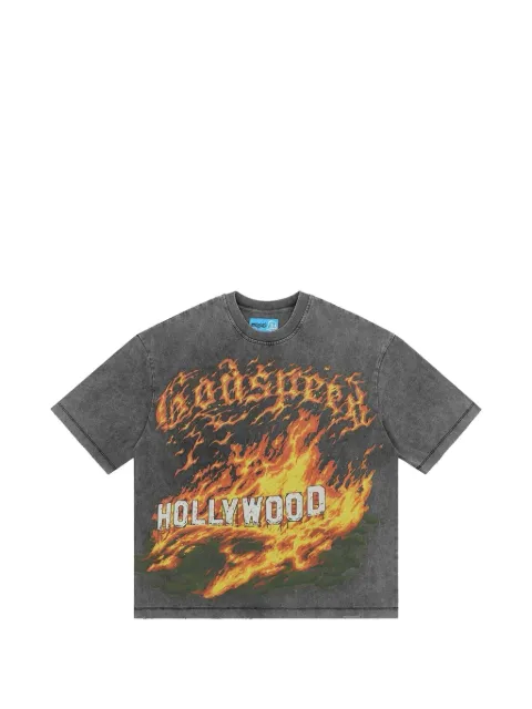 GODSPEED Hollywood Inferno graphic-print T-shirt Grey GS288