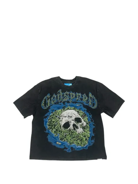 GODSPEED Skull Island 2 graphic-print T-shirt Black GS298