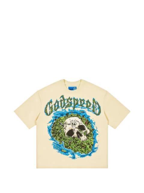GODSPEED Skull Island graphic-print T-shirt Neutrals GS299