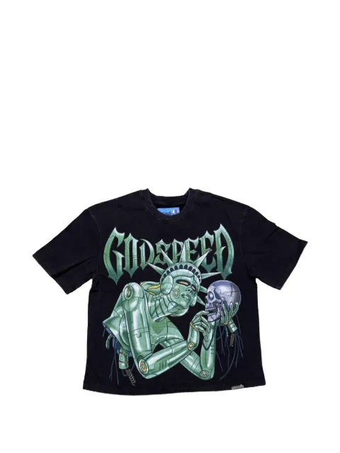 GODSPEED Freedoms Protocols graphic-print T-shirt Black GS280