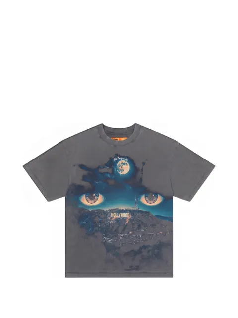 GODSPEED Hills Have Eyes graphic-print washed T-shirt Grey GS285
