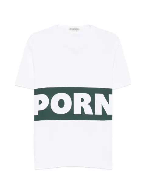 JW Anderson print-detail short-sleeve T-shirt White JT0337PG1936