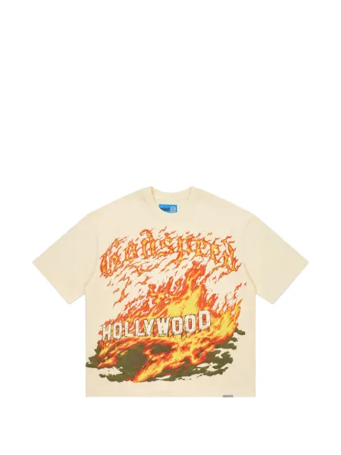GODSPEED Hollywood Inferno 2 graphic-print T-shirt Neutrals GS287