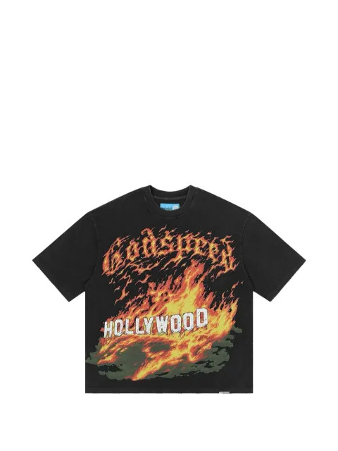GODSPEED Hollywood Inferno 2 graphic-print T-shirt Black GS286