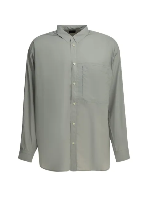 DAIWA PIER39 ripstop chest-pocket shirt Grey 8811007170415