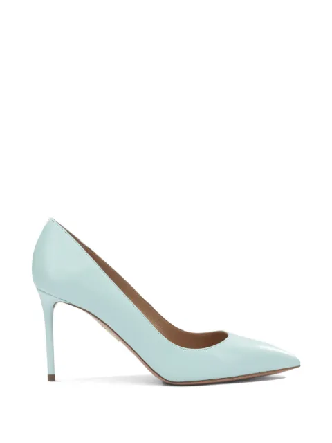 Aquazzura Purist pointed-toe pumps Blue PURMIDP1NAPSRZ
