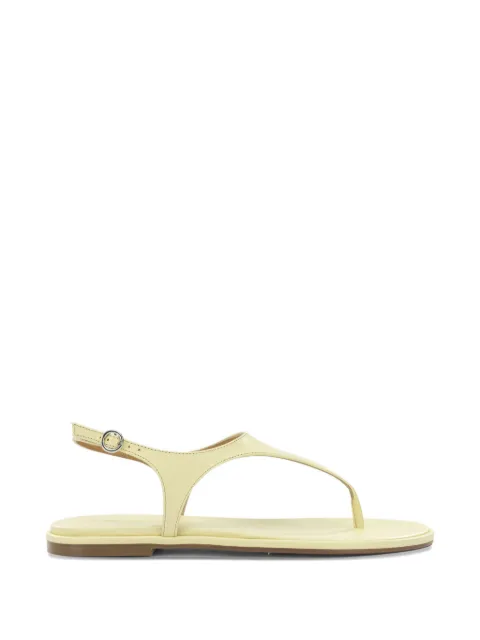 Aeyde Raine buckle-fastening thong sandals Yellow RAINENAPPALEATHERLEMON
