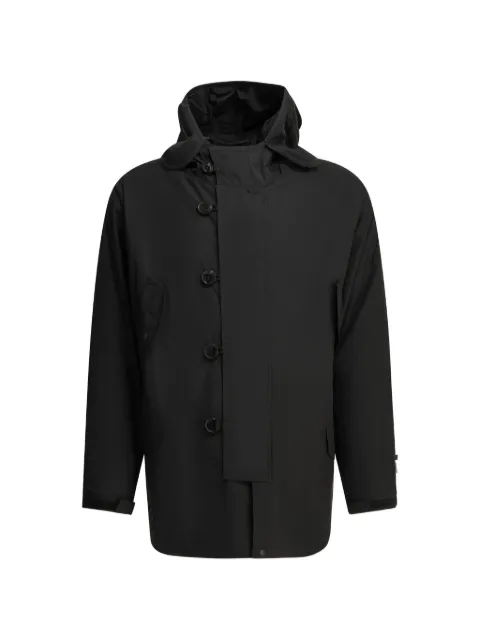 DAIWA PIER39 hooded button-up coat Black 8818013370419