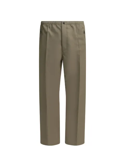 Needles Warm Up pressed-crease zipped-pockets trousers Green SX233AGREIGE
