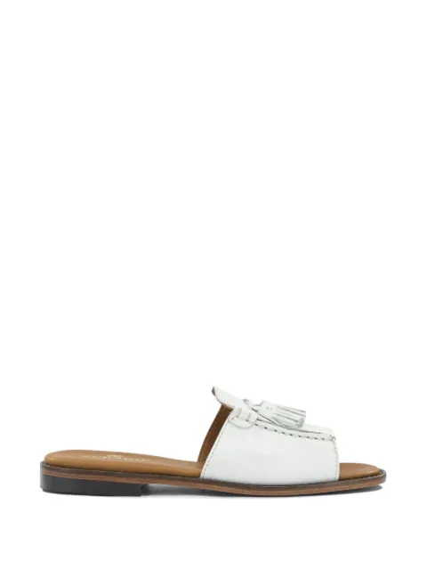 Sebago Will tassel-detail leather sandals White 72127QW911