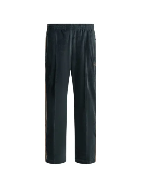 Needles embroidered-logo track pants Blue SX416A