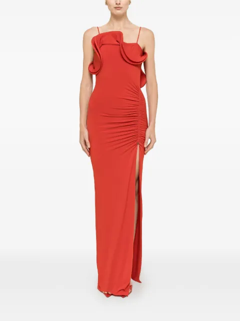 NISSA backless maxi dress Red RS16586
