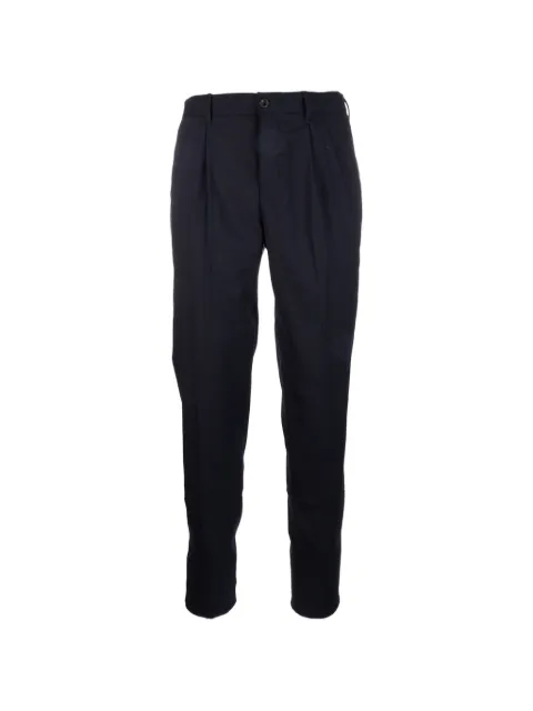 Incotex pleated-front tailored trousers Blue 1S167L90945