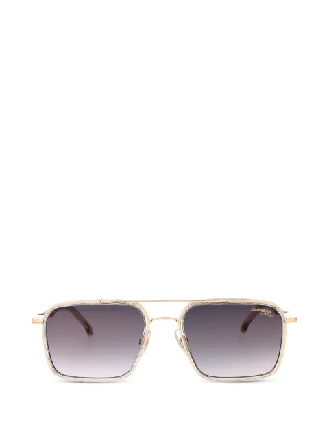 Carrera square-frame double-bridge sunglasses Gold CARRERA362S