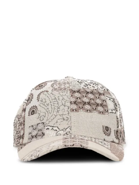 Les Deux patchwork paisley-patterned baseball cap Neutrals 1001713815