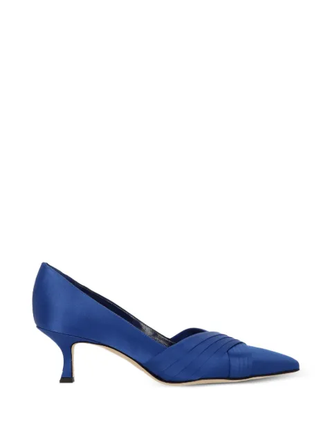 Manolo Blahnik crossover-strap pointed-toe pumps Blue 126313800084326