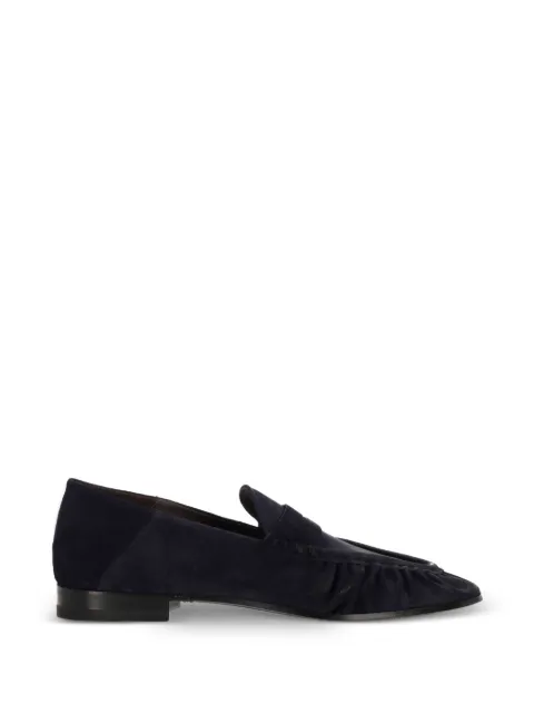 Ortigni ruched penny loafers Blue 722450BLU