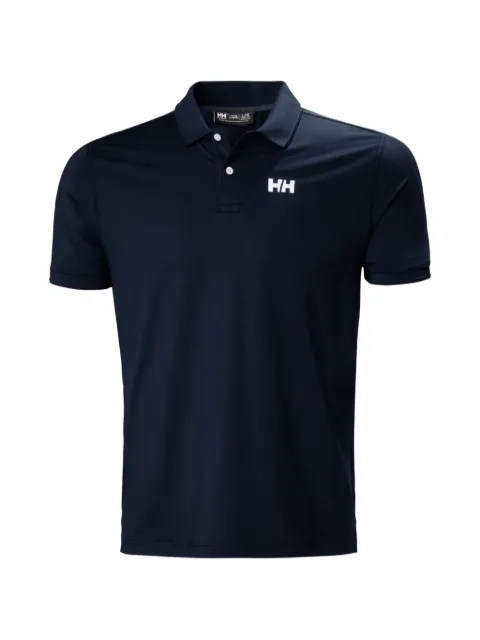 Helly Hansen logo-print polo shirt Blue 34544597