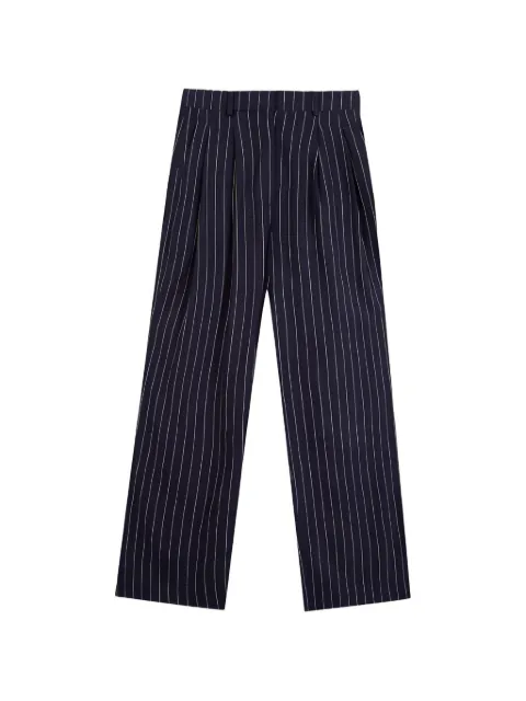 Maison Labiche pinstripe pleated trousers Blue ZWPOLONCEAUNBSTRIPESBLUEWHITE