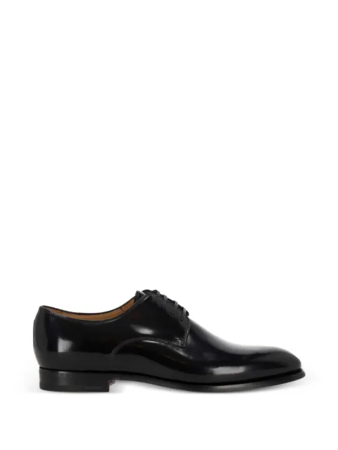 Ortigni polished-finish derby shoes Black 490429NERO