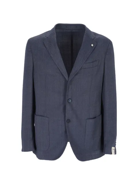 L.B.M. 1911 herringbone-pattern blazer Blue 65168062884