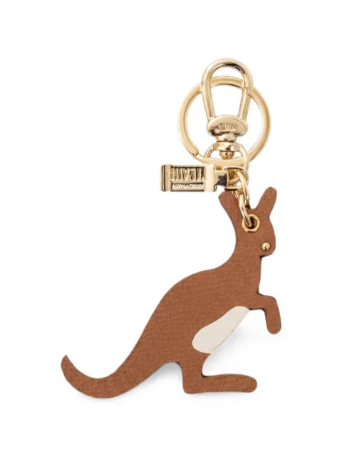 ALVIERO MARTINI 1° CLASSE kangaroo-motif keyring Brown PQ1986160970