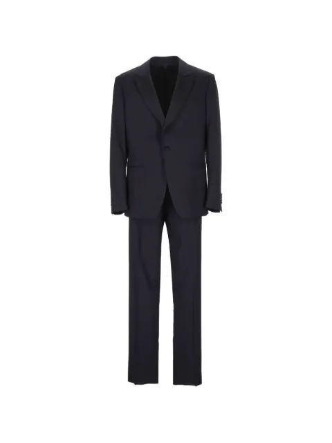 Lardini peak-lapel single-breasted suit Blue CN5935E1PAE66302850