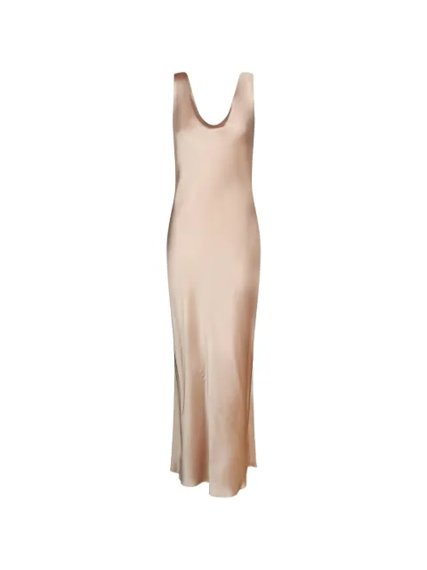 Blanca Vita cowl-back sleeveless maxi dress Pink ALIFAX4762NUDE
