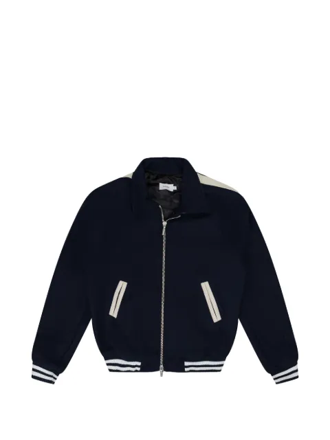 RHUDE Signature panelled bomber jacket Blue RHDMOTW0064