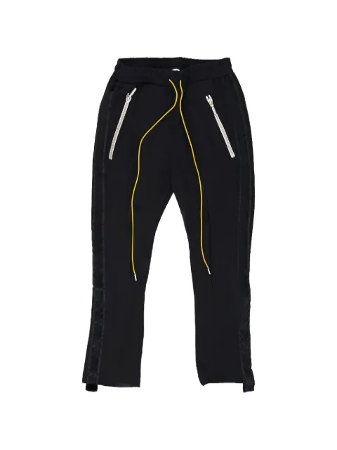 RHUDE Traxedo side-stripe track pants Black RHDMBTM0274