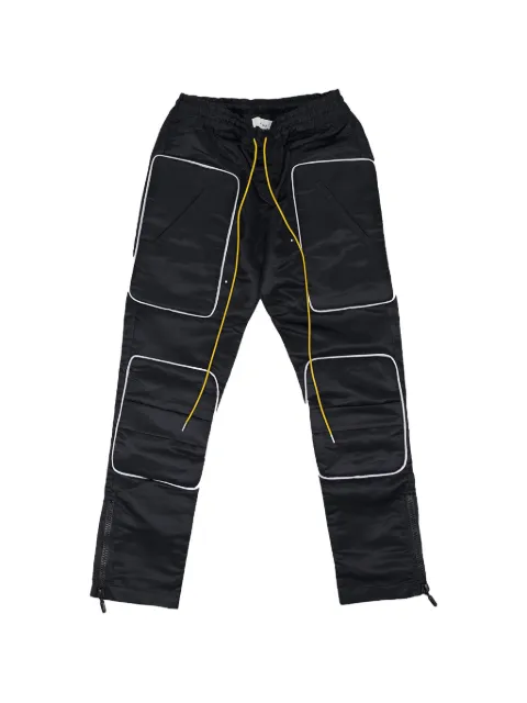 RHUDE Racer Moto trousers Black RHDMBTM0279