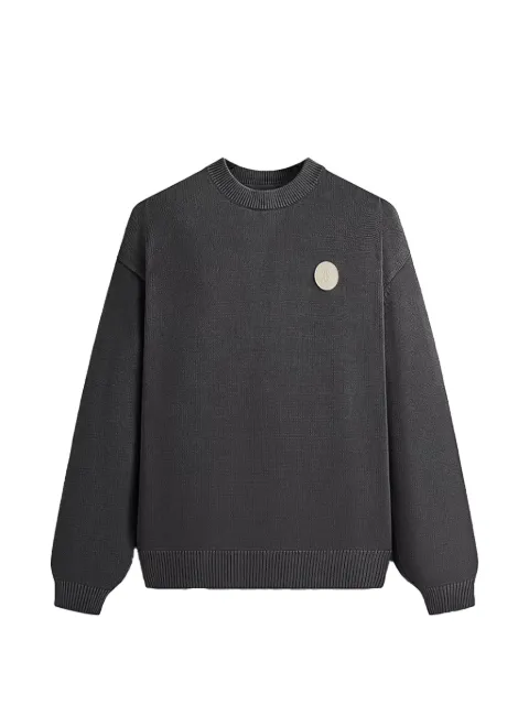 KITH Lewis garment-dyed sweater Grey KHM032345501