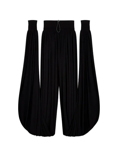 Coperni All In One off-shoulder smock maxi dress Black COPR284F5022