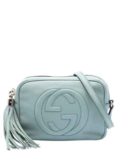 Gucci Pre-Owned 2016-2026 Leather Soho Disco crossbody bag Blue HFF3SSGHLZ4VUIGI