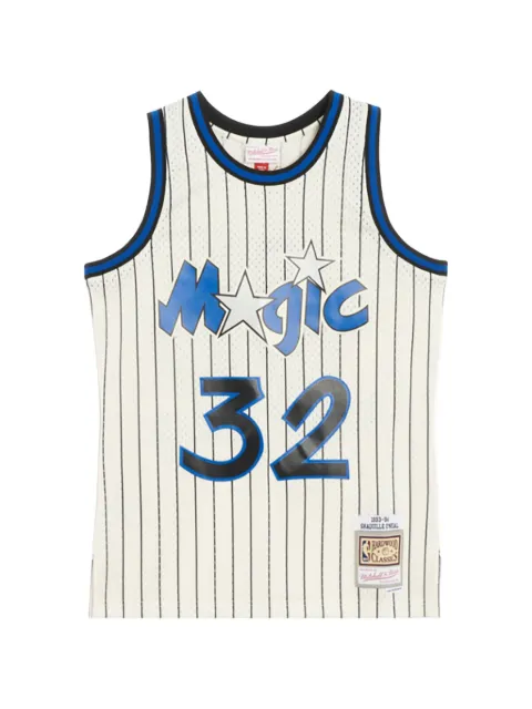 Mitchell & Ness Swingman pinstriped jersey Neutrals TFSM5052OMA93SONOFWH