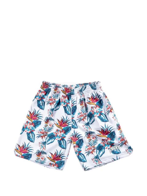 Mitchell & Ness x NBA 1991 New York Knicks Swingman floral-print shorts White SMSHNG18271NYKBLCK91
