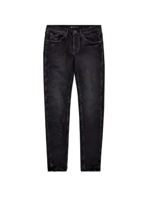 Purple Brand Inside Out frayed skinny jeans Black PRPXJNS