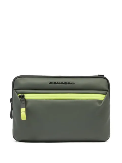 PIQUADRO water-resistant iPad®mini clutch bag Green AC6492C2OW