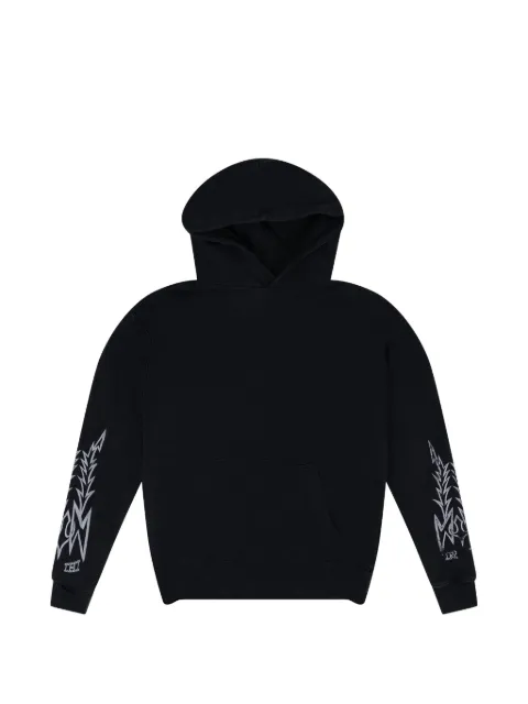 RHUDE Paradise graphic-print hoodie Black 01AHO03301