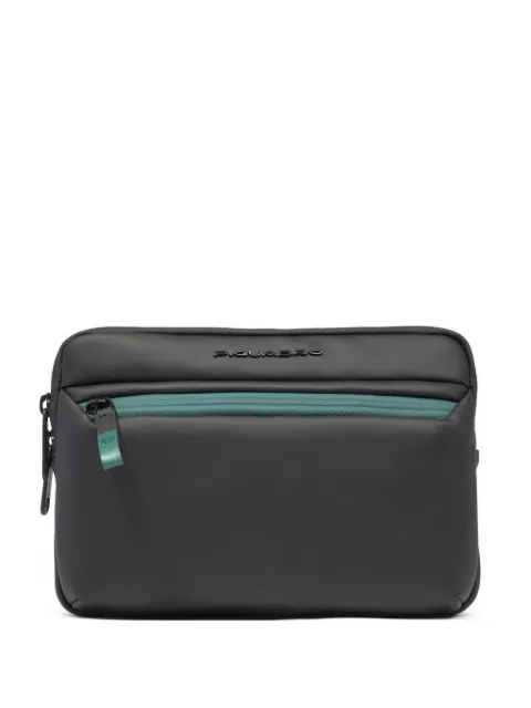 PIQUADRO water-resistant messenger bag Black AC6492C2OW