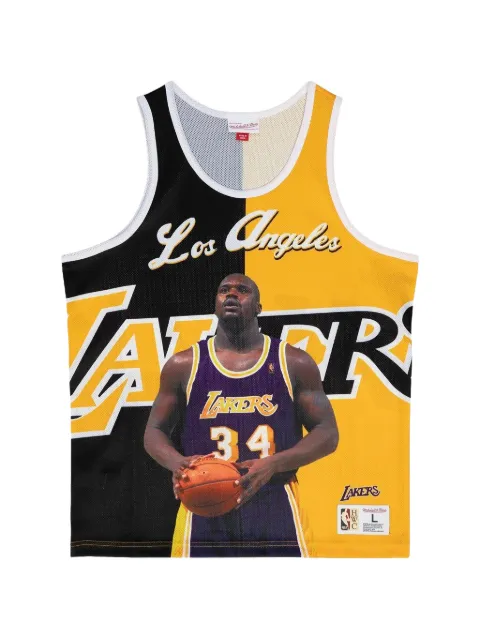 Mitchell & Ness Sublimated Player Tank "Lakers" tank top Black TMTK3207LALYYSONBKGD